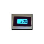 DC Panel Mounted Volt Meter Blue Backlight