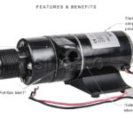 12V DC RV/Marine/Toilet Macerator Waste Water/Sewage Pump
