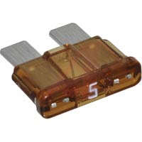 5A - ATC/ATO/APR Automotive Standard Blade Fuse - 5A, Package of 5 -Amperage: 5A, Quantity: Package of 5 -  - 5A