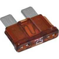 7.5A - ATC/ATO/APR Automotive Standard Blade Fuse - 7.5A, Package of 5 -Amperage: 7.5A, Quantity: Package of 5 -  - 7.5A