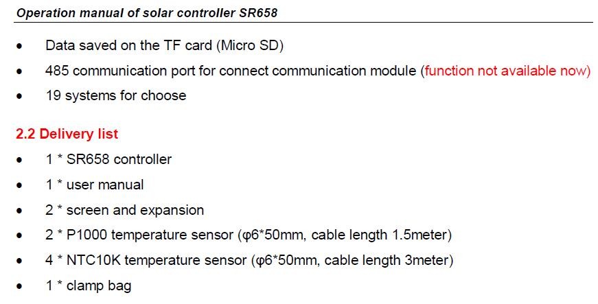 2 2 - SR658 Solar Controller -SR658 smart solar water heater controller 110~240V for temperature controller of split solar water heater systems including swimming pool control and data logging to Micro-SD Card - sdhw-controllers - 2 2