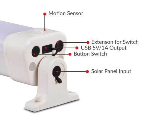 solar light kit usb charge - Solar LED Batten Light Kit -Material : PC+AluminiumLight Color : 6000KBeam Angle : 120°Battery Type : Lithium BatteryUSB Output : 5V 1A 1pcCharge Cable : 5MWall Swith Cable : 4MIP Rate : IP65Working Temp. : -15℃~65℃Warranty : 2 Years - solar-powered-devices - solar light kit usb charge