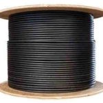 10 AWG Solar UV Stable Single Conductor Cable - Black - Full Roll 1000' (305M)