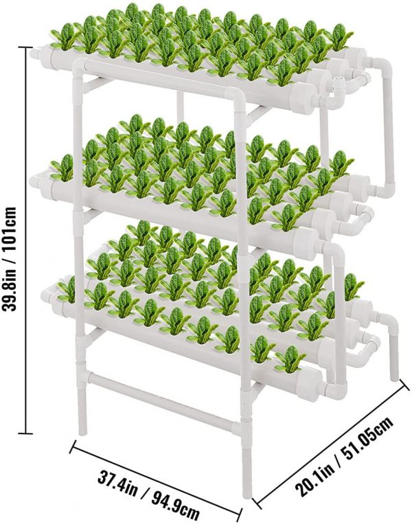 81jeHUwLaLS. AC SL1500  600x763 - 3 Layers 108 Plant Hydroponic Kit -<span class="a-text-bold">3 Layer 108 Plant Sites Hydroponic Site Grow Kit 12 Pipe Hydroponic Growing System</span> - hydroponics - 81jeHUwLaLS. AC SL1500  600x763