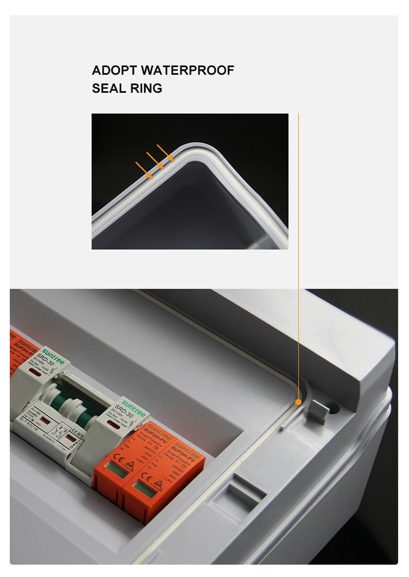 thumbnail image 2 of 2-String Solar Combiner Box With DC Disconnect & 50A Breakers – 1000V DC 2 of 6