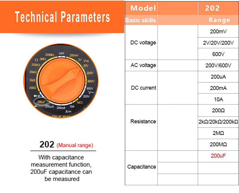 Hfa8b8de109744c8394bacb86a2296c11k - RouShui 202F DVM - - handheld-meters - Hfa8b8de109744c8394bacb86a2296c11k
